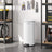 Pedal Trash Can - Metal - White - 30L Capacity