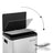Pedal Trash Can - Stainless Steel - Silver - 45L Capacity