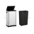 Pedal Trash Can - Stainless Steel - Silver - 45L Capacity