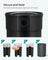 Bathroom Trash Can - Plastic - White - 3L Capacity with Pedal Operation