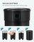 Bathroom Bin - Plastic - White - Pedal with ABS Lid