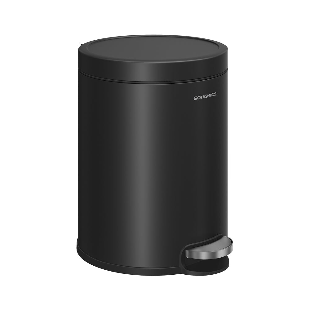Bathroom Pedal Bin - 6L - Steel - Soft-Close Lid