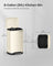 Step Trash Can - Stainless Steel - Cream White - 30L Capacity with Soft Close Lid