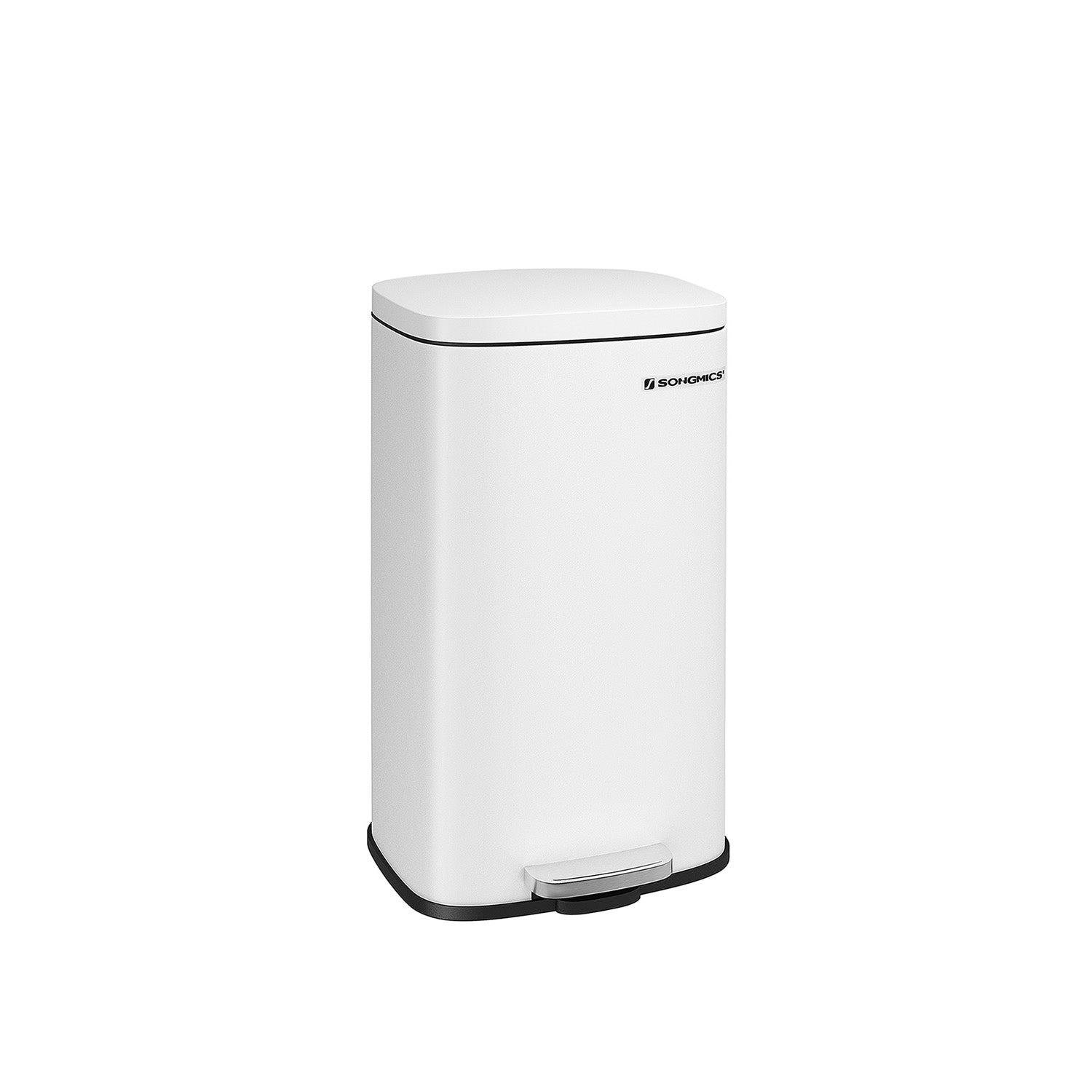Trash Bin - 30L Soft-Close Lid - Stainless Steel - Retro Green - Odour Control for a Fresh Kitchen