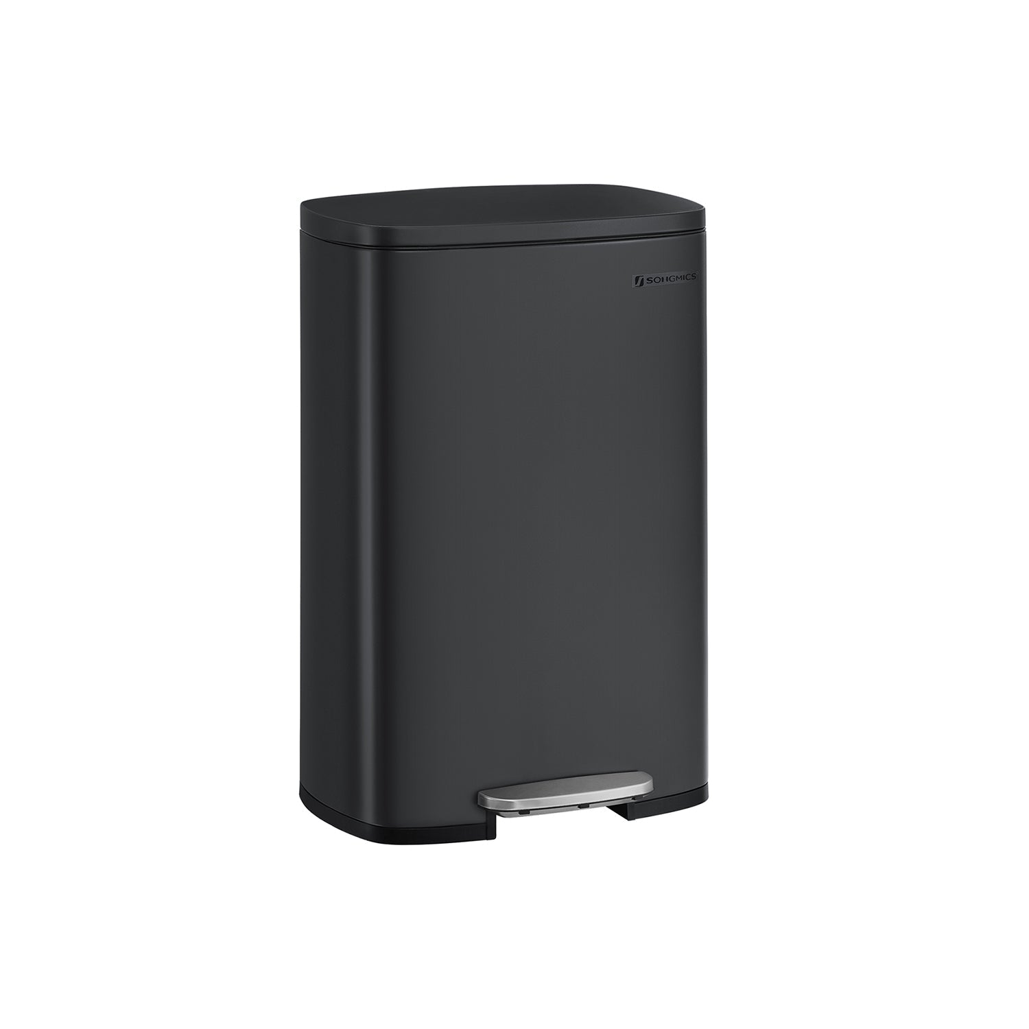 Kitchen Pedal Bin Ink - Steel Bin and Plastic Inner Bucket - Black