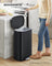 Kitchen Pedal Bin Ink - Steel Bin and Plastic Inner Bucket - Black