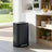 Steel Trash Bin - Stainless Steel - Black - 50L with Soft Close and Removable Inner Bucket
