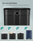 Kitchen Pedal Bin - 50L - Steel - Charcoal Blue - Soft Close with Inner Bucket