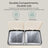Recycling Bin - Plastic - Cream - 60L 2-Compartment with Soft-Close Lids