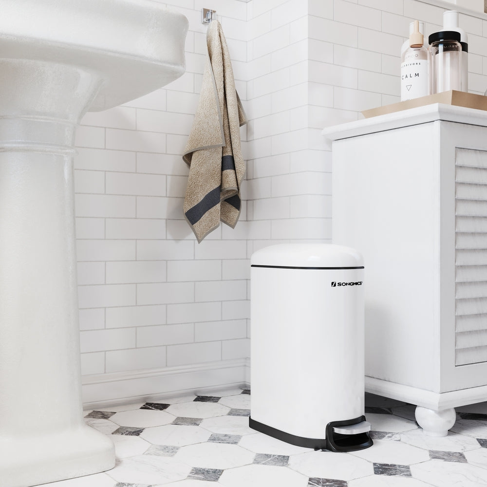 Bathroom Bin - 10L - Steel - Slim & Space-Saving