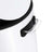 Bathroom Bin - Steel - White - Pedal Design with ABS Lid