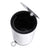 Bathroom Bin - Steel - White - Pedal Design with ABS Lid
