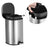 Step-Open Trash Can - Steel - Grey - 5L Capacity with Inner Bucket and Soft Closure