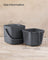 Compost Caddy - Odour-Proof with Lid and Strainer Basket - 24 x 20 x 19.5 cm