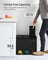 Rubbish Bin - Stainless Steel - Silver - 24 Litre with Pedal and Recycling Separation System