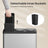 Metal Pedal Trash Bin - Silver - Set of 3 with Lids and Inner Buckets for Waste and Recycling