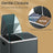Double Kitchen Bin - Stainless Steel - Silver - Pedal Operation with Inner Classified Buckets