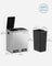 Recycle Bin Trash Can - 30L Total Capacity - Stainless Steel - Dual Inner Bins for Easy Sorting