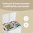 Double Kitchen Bin - Stainless Steel - Silver - Pedal Operation with Inner Classified Buckets