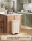 Kitchen Bin - With Pedal and Soft-Close Lid - Beige - 33.6 x 29.8 x 59.5 cm