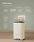 Kitchen Bin - With Pedal and Soft-Close Lid - Beige - 33.6 x 29.8 x 59.5 cm