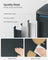 Dual Compartment Trash Can - Metal - Greenish-Grey - Soft Closure