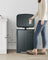 Dual Compartment Trash Can - Metal - Greenish-Grey - Soft Closure