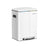 Dual Trash Can - Metal - White - Dual Compartments with Soft Closure and Airtight Design