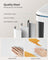 Dual Trash Can - Metal - White - Dual Compartments with Soft Closure and Airtight Design