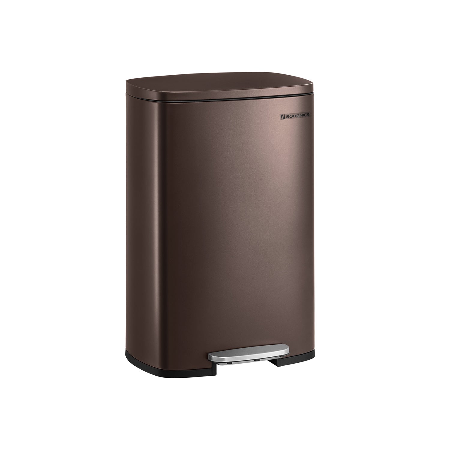 Step-On Pedal Bin - Steel - Sand Beige - 50L Capacity with Soft Close Feature