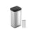 Metal Waste Pedal Bin - 68L - Silver - Tall with Lid