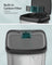 Metal Waste Pedal Bin - 68L - Silver - Tall with Lid