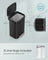 50L Metal Pedal Rubbish Bin - Silver - Large Capacity with Lid