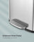 50L Metal Pedal Rubbish Bin - Silver - Large Capacity with Lid