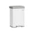 Metal Pedal Waste Bin - 68L Capacity - Steel - White and Dove Grey
