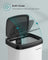 50L Metal Pedal Rubbish Bin - Silver - Large Capacity with Lid