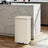 Large Steel Pedal Trash Can - 40L - Beige - Soft Close with 15 Liners Included