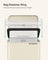 Large Step Rubbish Bin - Steel - Sand Beige - Soft Close with 15 Liner Bags Included