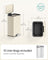 Large Step Rubbish Bin - Steel - Sand Beige - Soft Close with 15 Liner Bags Included