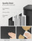 Large Steel Kitchen Bin - Black Finish - Soft Close Lid
