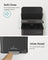 Large Steel Kitchen Bin - Black Finish - Soft Close Lid