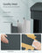 Large Step Rubbish Bin - Steel - Charcoal Grey - Soft Close with 15 Liner Bags Included