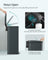 Large Kitchen Rubbish Bin - Steel - Silver - Soft Close with Lid and 15 Liner Bags Included