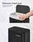 20L Kitchen Bin - Steel - Ink Black - Soft-Close Lid and Wide Non-Slip Pedal