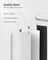 20L Kitchen Bin - Steel - Cloud White - Soft-Close Lid and Wide Non-Slip Pedal