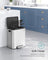 Double Bin - Steel - Metallic Silver - Soft-Close Lid