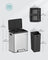 Double Bin - Steel - Metallic Silver - Soft-Close Lid