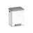 Double Bin - Steel - Cloud White - Soft-Close Lid
