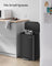 Pedal Bin - Steel - Ink Black - 50 L Soft-Close Lid with Wide Non-Slip Pedal