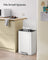 Trash Bin - Steel - Cloud White - 50 L Soft-Close Lid with Wide Non-Slip Pedal